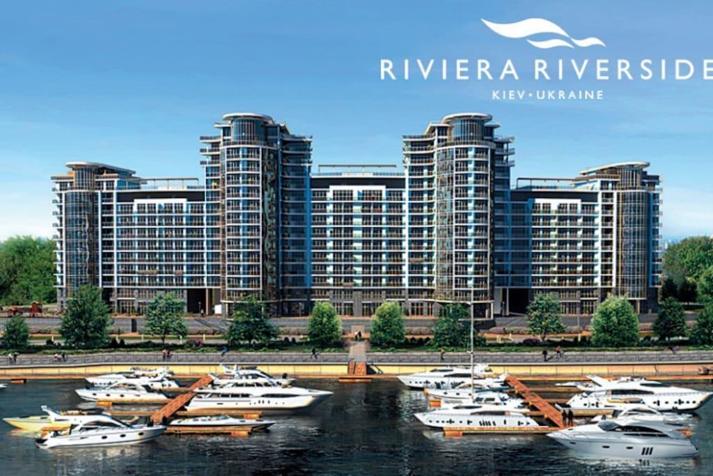 קייב Apartments Raisy Okipnoi מראה חיצוני תמונה